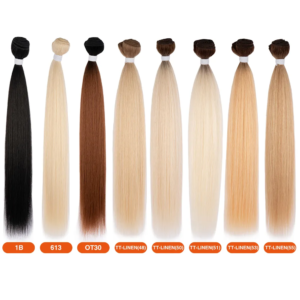 synthetic hair bundles with closure
